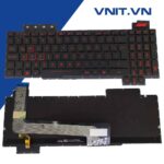 Bàn phím Asus FX63VD, FX63VM, FX503VD, FX503VM, FX503, FX503V Có Đèn Đen Đỏ