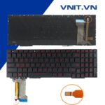 Bàn phím Asus GL553VW, GX553, FX753VD, FX53VD, ZX53V, ZX73, FZ53V Màu Đen Có Đèn