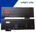 Bàn phím HP Omen 15CE Màu Đen Đỏ Có Đèn