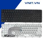 HP Bàn phím HP Pavilion 15E, 15F, 15N, 15D, 15R, HP 250 G2 G3, 255 G2 G3, 256 G2 G3 Màu Đen Có Khung