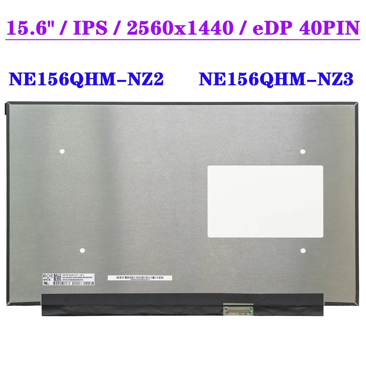 Màn hình Laptop 15.6 Slim 40pin 2K 240Hz
